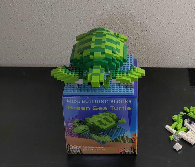 Mini Building Block Sea Turtle Time Lapse